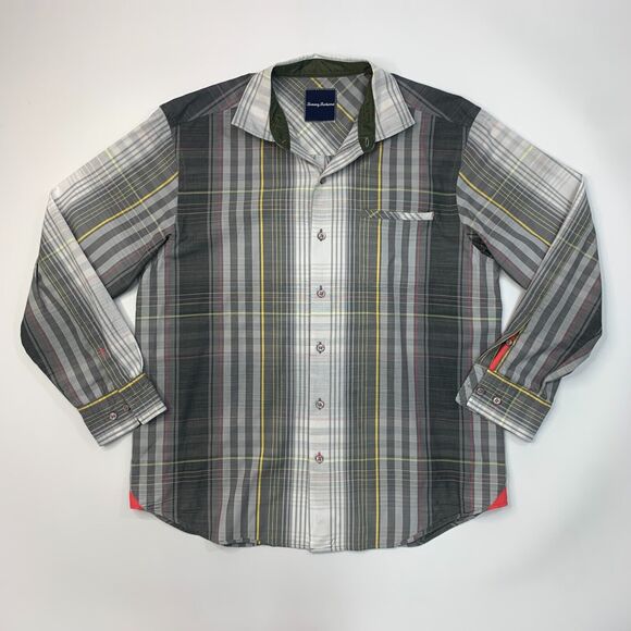 Tommy Bahama Canberra Shirt Mens M Medium Striped Cotton Long Sleeve Button Up - Picture 2 of 13